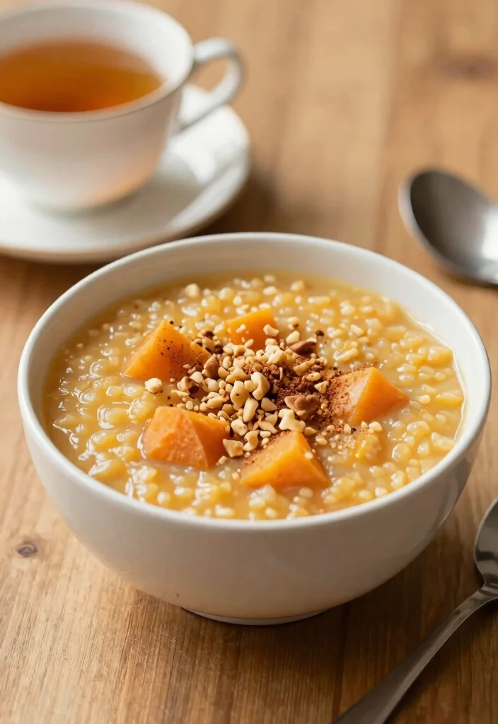 19 Chinese Breakfast Recipes (Start the Day Right) - 12. Sweet Potato Congee 1