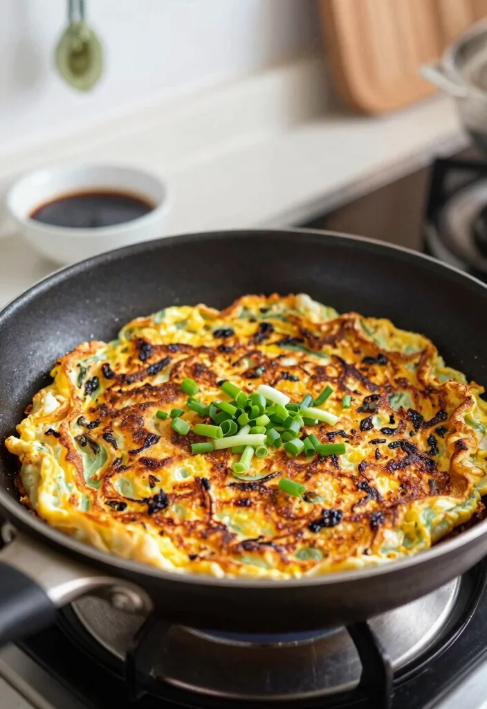 19 Chinese Breakfast Recipes (Start the Day Right) - 4. Scallion Egg Pancakes 1