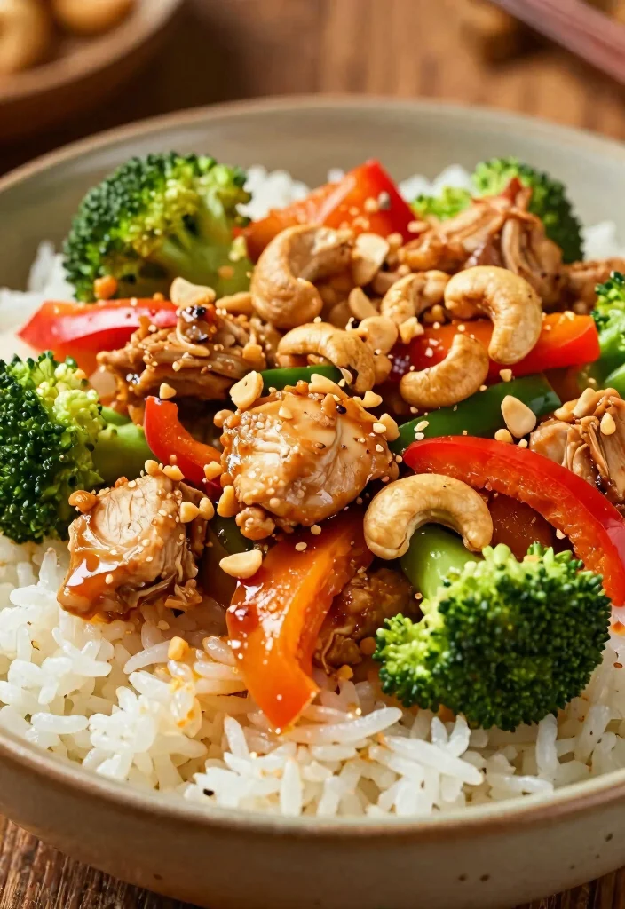 19 Chinese Chicken Dishes (Easy Family Favorites) - 18. Chicken and Cashew Stir-Fry 1