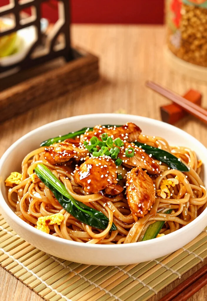 19 Chinese Chicken Dishes (Easy Family Favorites) - 2. Chicken Lo Mein 1