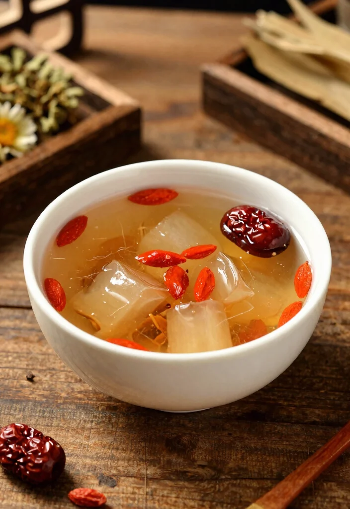 19 Chinese Dessert Soups (Warm & Comforting) - 10. Chinese Herbal Soup (药膳汤) 1