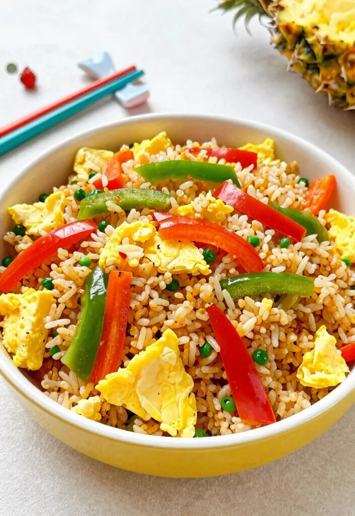 19 Chinese Egg Fried Rice Recipes (Simple & Perfect) - 18. Sweet and Sour Egg Fried Rice 1