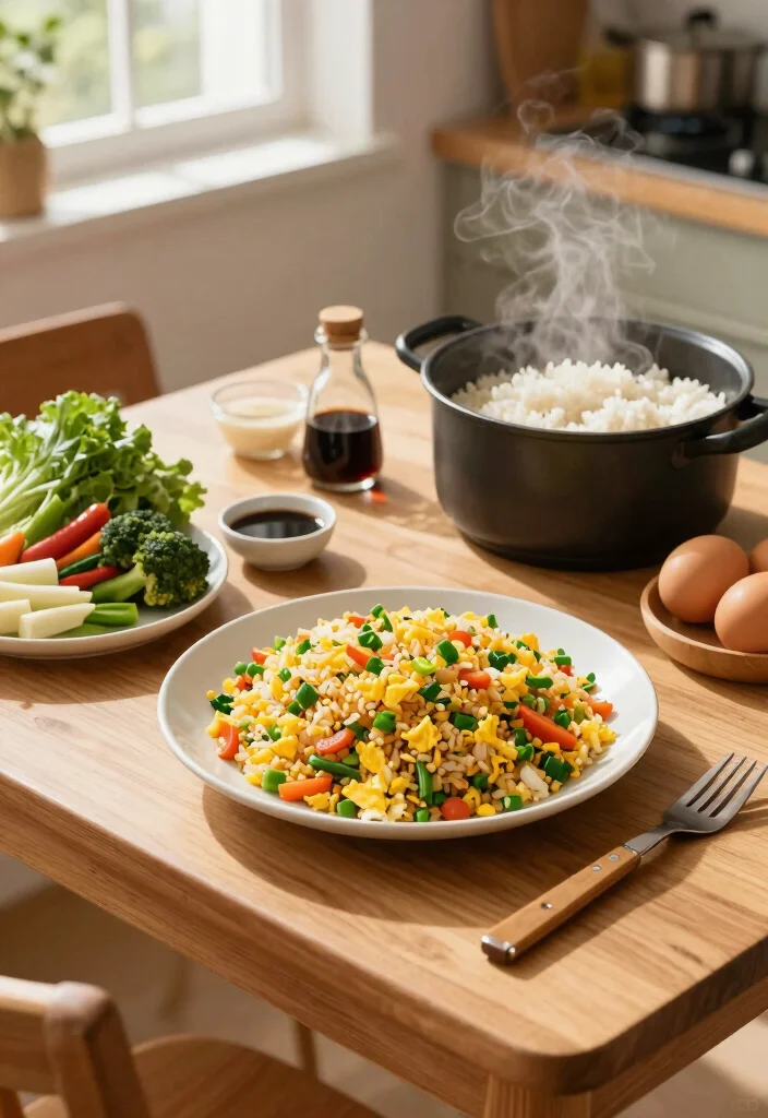 19 Chinese Egg Fried Rice Recipes (Simple & Perfect) - 2. Vegetable Egg Fried Rice 1