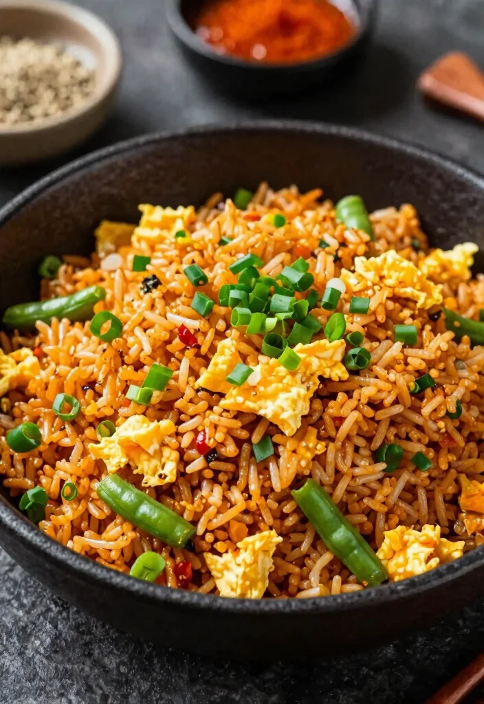 19 Chinese Egg Fried Rice Recipes (Simple & Perfect) - 3. Spicy Szechuan Egg Fried Rice 1