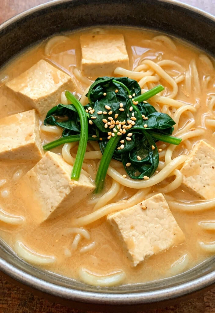 19 Chinese Noodle Dishes: Quick, Easy, Delicious - 11. Miso Noodles with Tofu 1