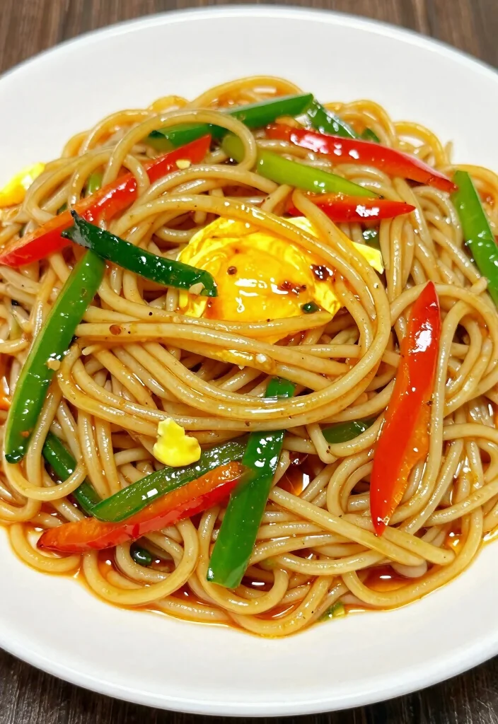 19 Chinese Noodle Dishes: Quick, Easy, Delicious - 15. Egg Noodles with Vegetables 1