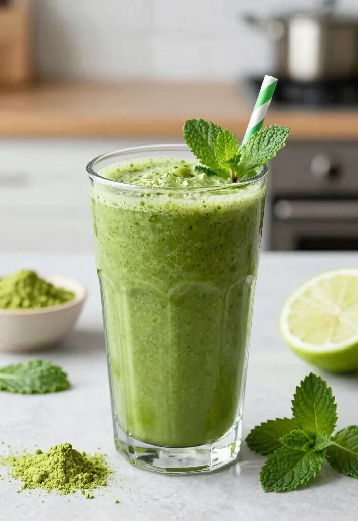 19 Greek Yogurt Smoothie Recipes (Creamy & Quick) - 13. Matcha Green Tea Smoothie 1
