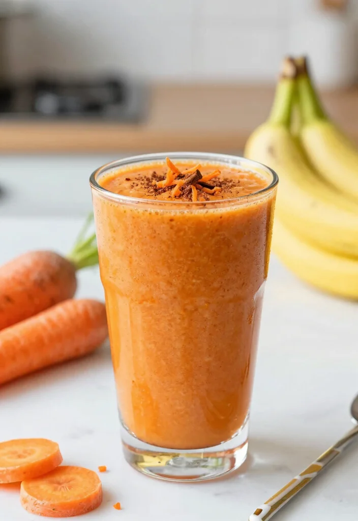 19 Greek Yogurt Smoothie Recipes (Creamy & Quick) - 15. Carrot Cake Smoothie 1