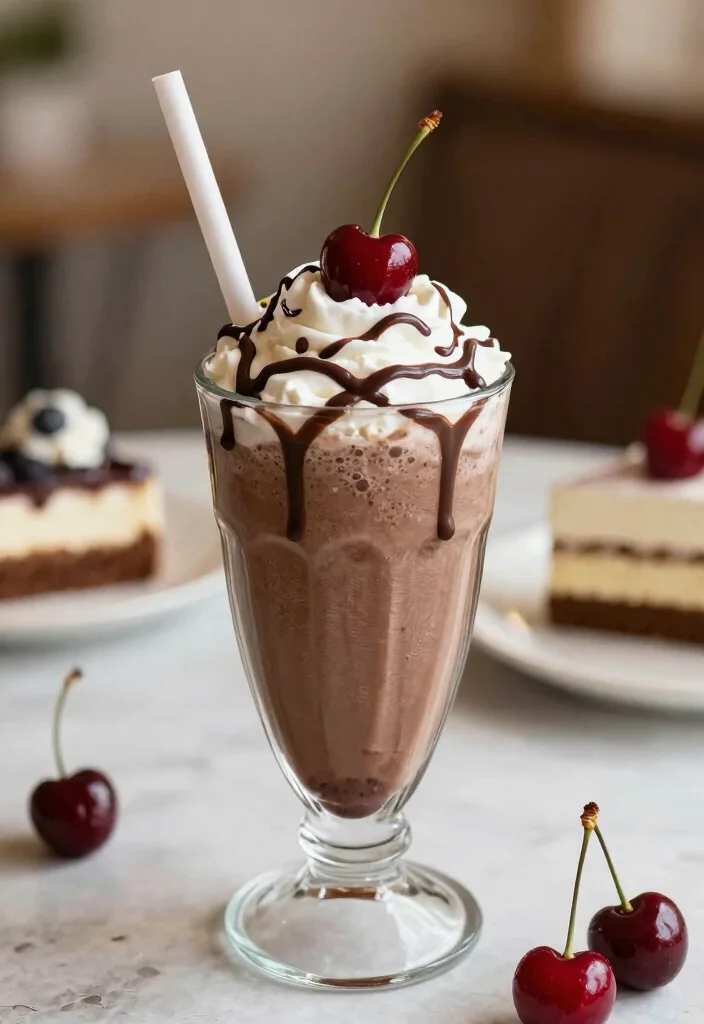 19 Greek Yogurt Smoothie Recipes (Creamy & Quick) - 16. Chocolate Cherry Smoothie 1