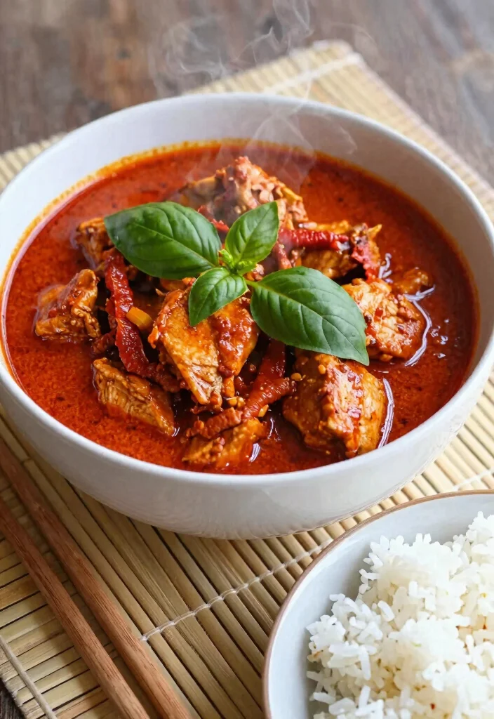 19 Red Thai Curry Chicken Recipes (Restaurant Quality) - 1. Classic Red Thai Curry Chicken 1