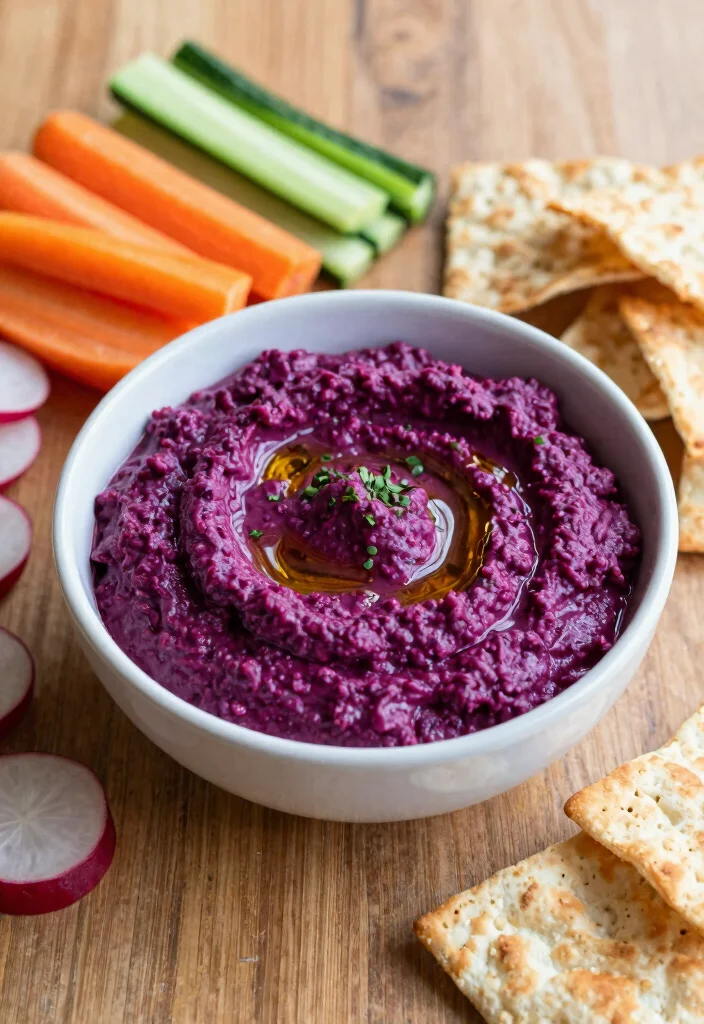 19 Savory Greek Yogurt Recipes (Dips & Spreads) - 11. Beets and Greek Yogurt Dip 1