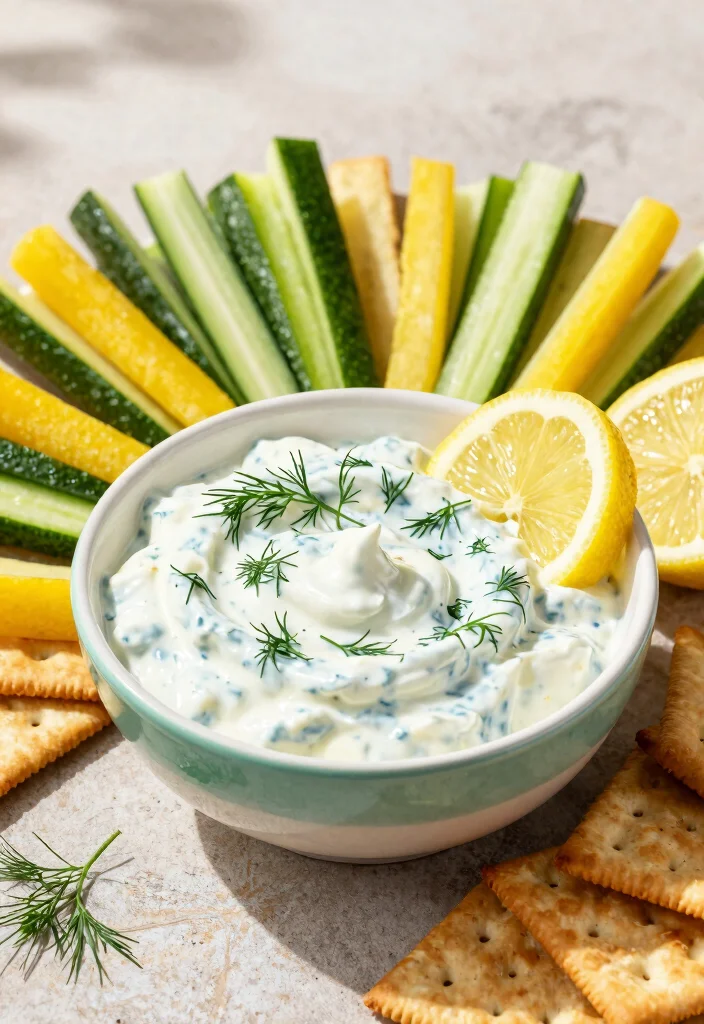 19 Savory Greek Yogurt Recipes (Dips & Spreads) - 17. Dill and Lemon Greek Yogurt Dip 1