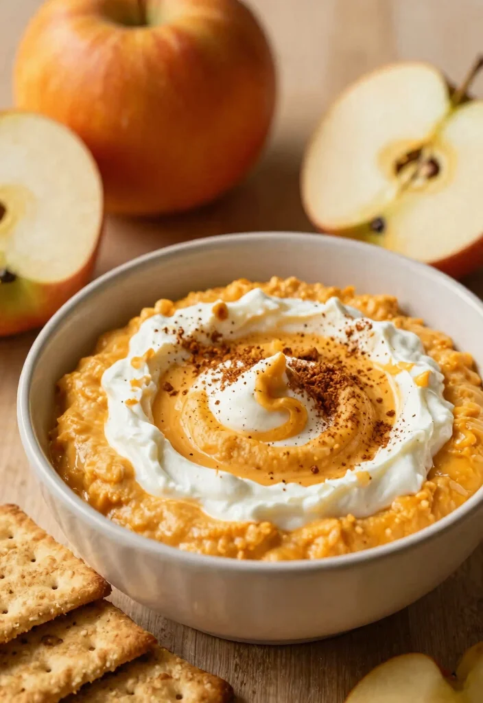 19 Savory Greek Yogurt Recipes (Dips & Spreads) - 18. Pumpkin and Greek Yogurt Dip 1