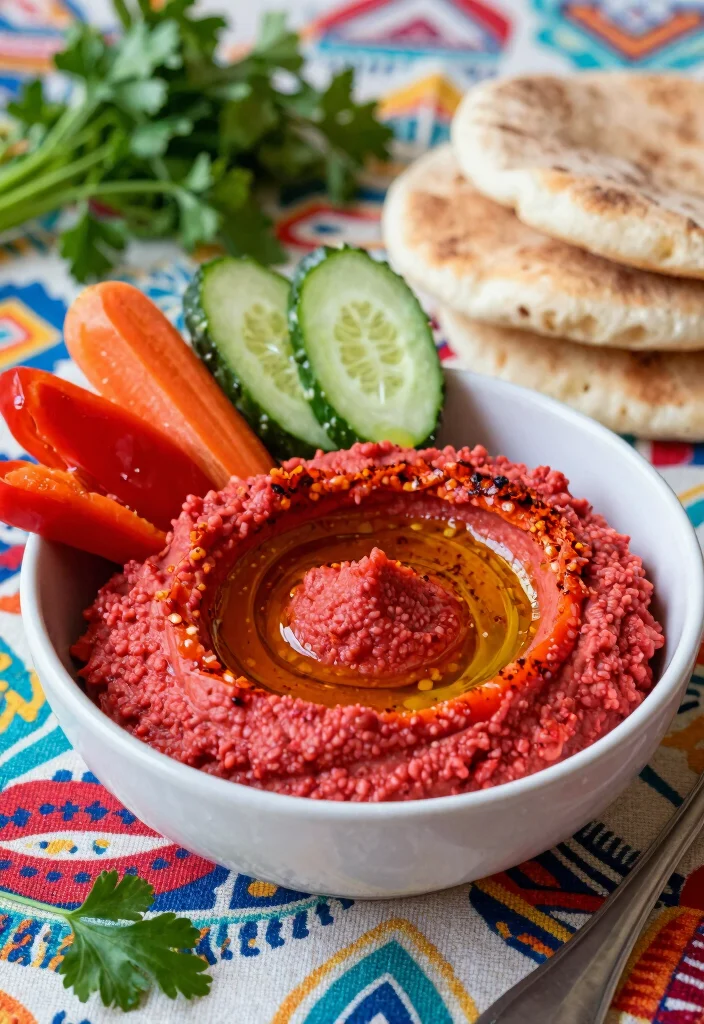 19 Savory Greek Yogurt Recipes (Dips & Spreads) - 2. Roasted Red Pepper Hummus with Greek Yogurt 1
