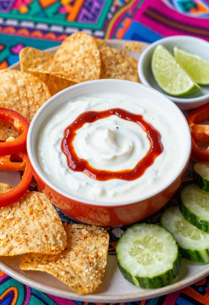 19 Savory Greek Yogurt Recipes (Dips & Spreads) - 7. Spicy Sriracha Yogurt Dip 1
