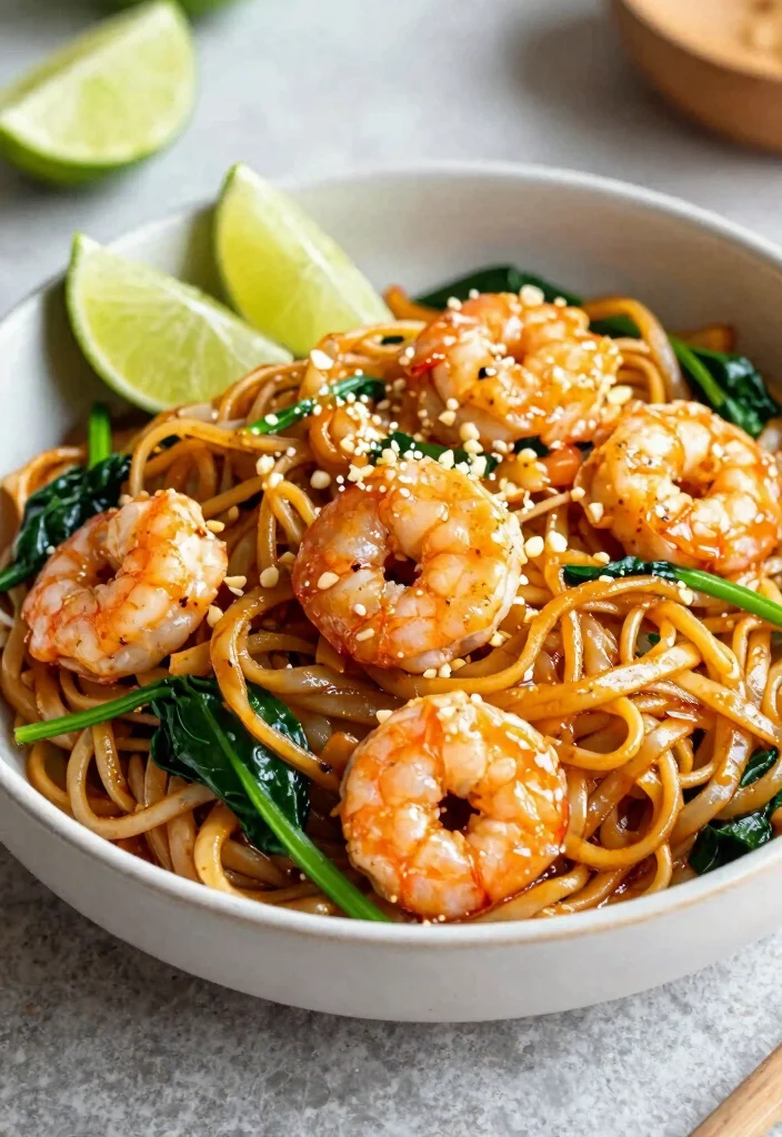 19 Shrimp Pad Thai Recipes (Quick & Easy) - 5. Garlic Butter Shrimp Pad Thai 1