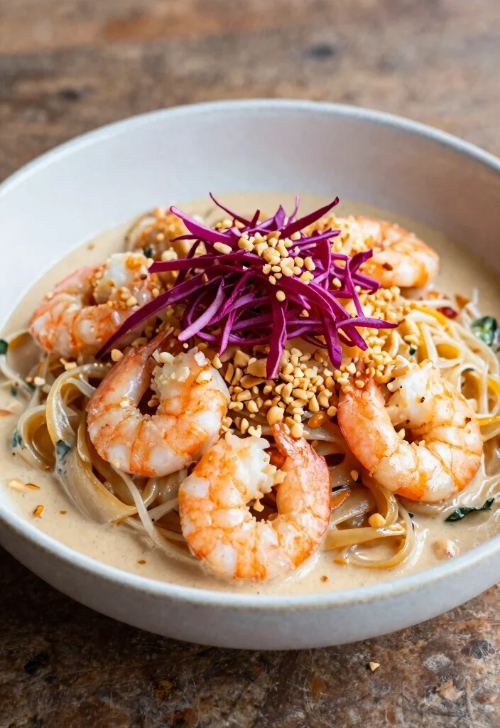 19 Shrimp Pad Thai Recipes (Quick & Easy) - 8. Peanut Butter Shrimp Pad Thai 1