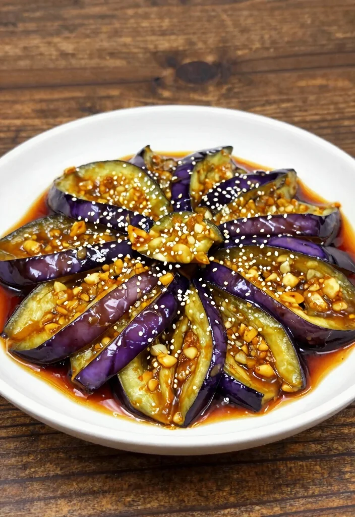 19 Vegetarian Chinese Recipes: Easy & Flavorful - 11. Chinese Eggplant with Garlic Sauce 1