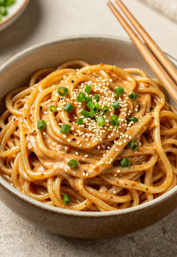 19 Vegetarian Chinese Recipes: Easy & Flavorful - 13. Sesame Noodles 1