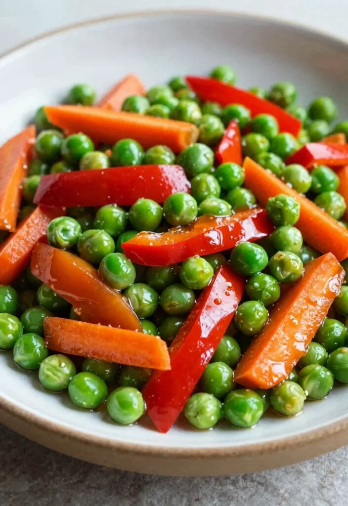 19 Vegetarian Chinese Recipes: Easy & Flavorful - 18. Pea and Vegetable Stir-Fry 1