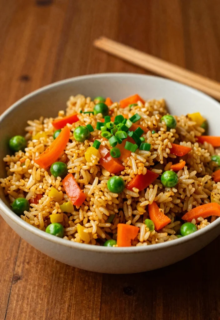 19 Vegetarian Chinese Recipes: Easy & Flavorful - 2. Vegetable Fried Rice 1