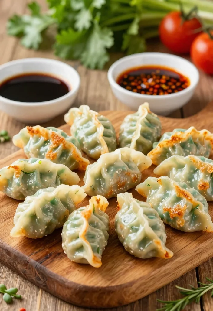 19 Vegetarian Chinese Recipes: Easy & Flavorful - 5. Vegetable Dumplings 1