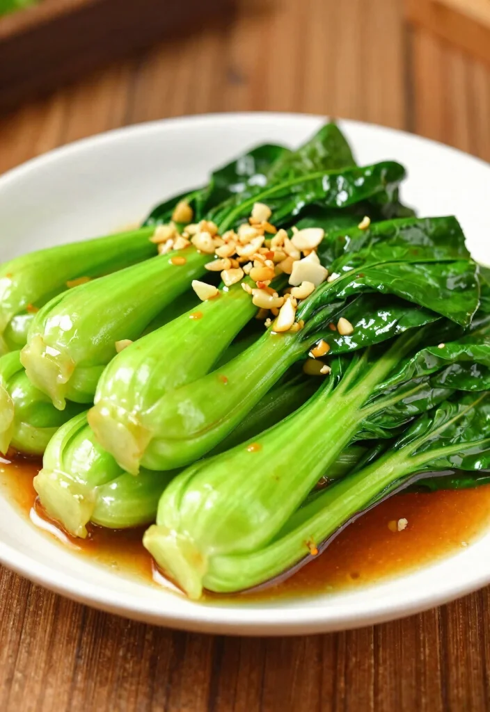 19 Vegetarian Chinese Recipes: Easy & Flavorful - 6. Garlic Bok Choy Stir-Fry 1