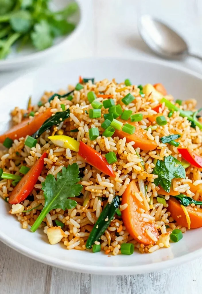 20 Authentic Thai Fried Rice Recipes (Restaurant-Quality) - 14. Khao Pad Vegetarian (Vegetarian Fried Rice) 1