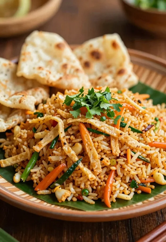 20 Authentic Thai Fried Rice Recipes (Restaurant-Quality) - 20. Khao Pad Roti (Fried Rice with Roti) 1
