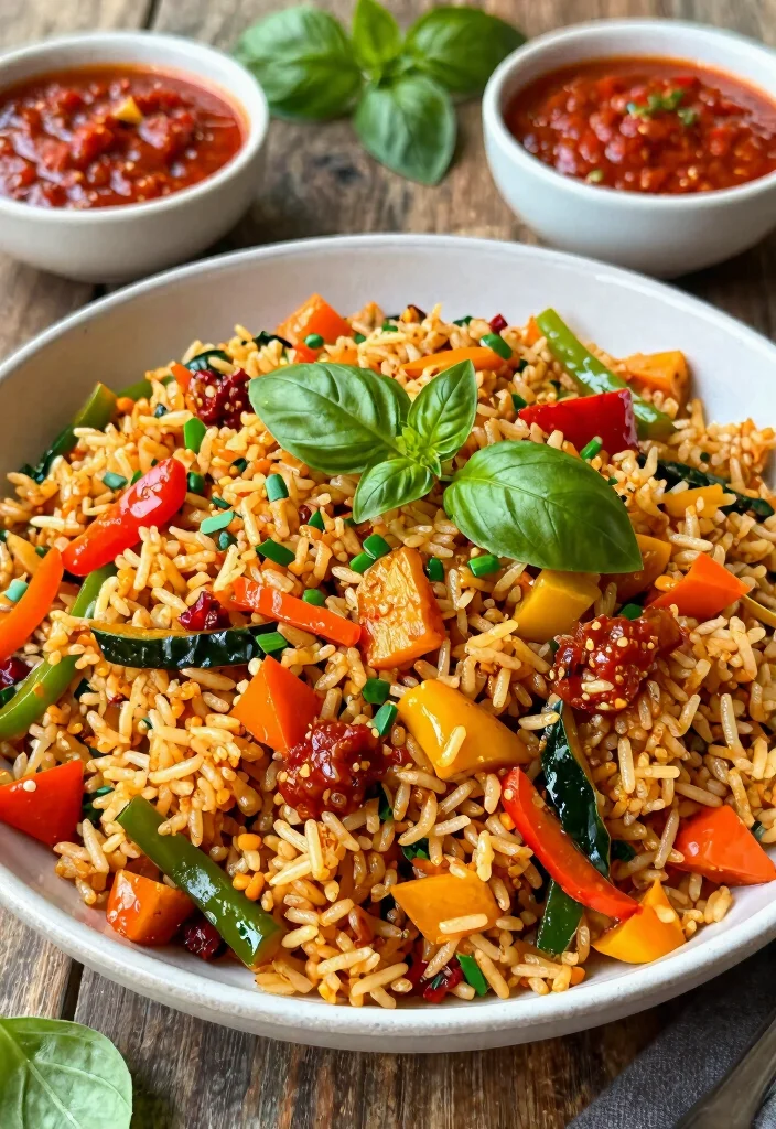 20 Authentic Thai Fried Rice Recipes (Restaurant-Quality) - 7. Khao Pad Nam Prik Pao (Chili Jam Fried Rice) 1