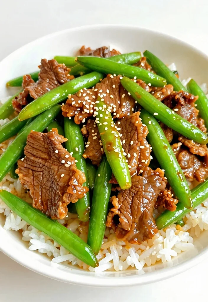 20 Beef Chinese Food Recipes (Stir-Fry to Braise) - 16. Beef and Green Bean Stir-Fry 1