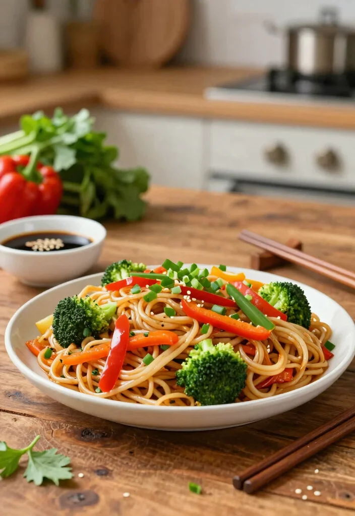20 Chinese Noodle Recipes (From Lo Mein to Chow Mein) - 1. Classic Vegetarian Lo Mein 1
