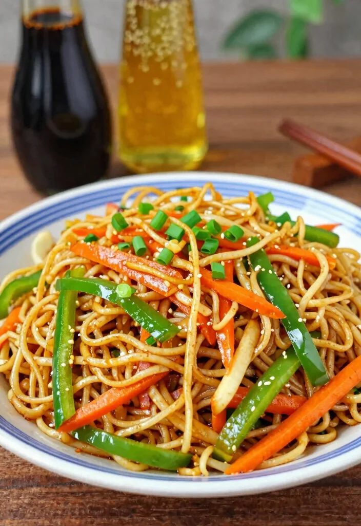 20 Chinese Noodle Recipes (From Lo Mein to Chow Mein) - 3. Vegetable Chow Mein 1