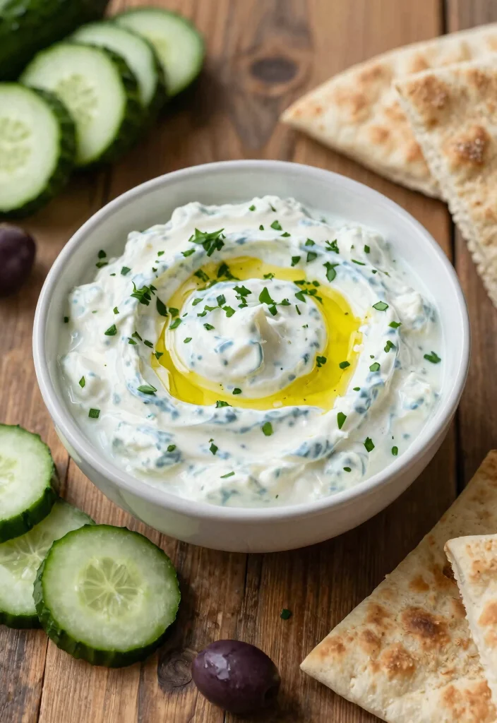 20 Easy Greek Appetizers (Party Ready) - 1. Tzatziki Sauce 1