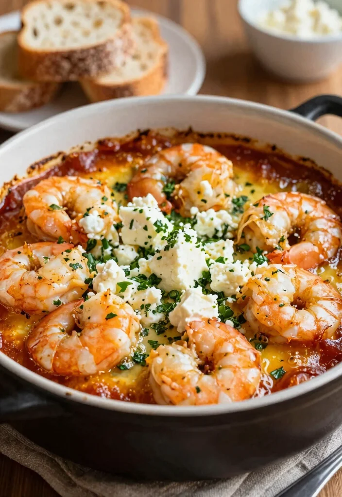 20 Easy Greek Appetizers (Party Ready) - 15. Shrimp Saganaki 1