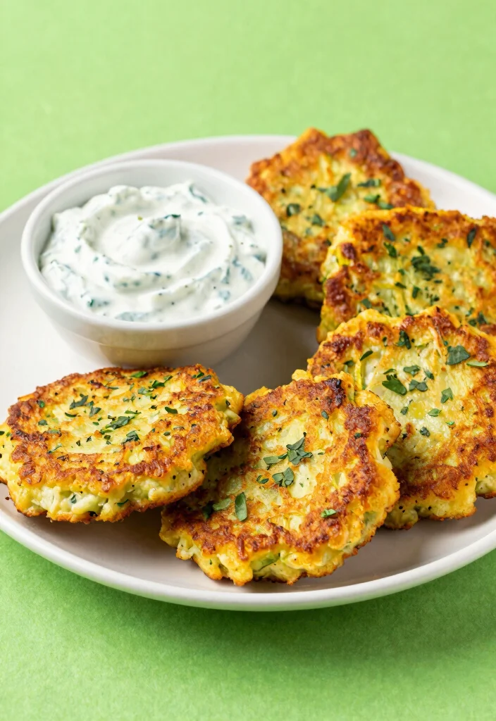 20 Easy Greek Appetizers (Party Ready) - 17. Zucchini Fritters 1