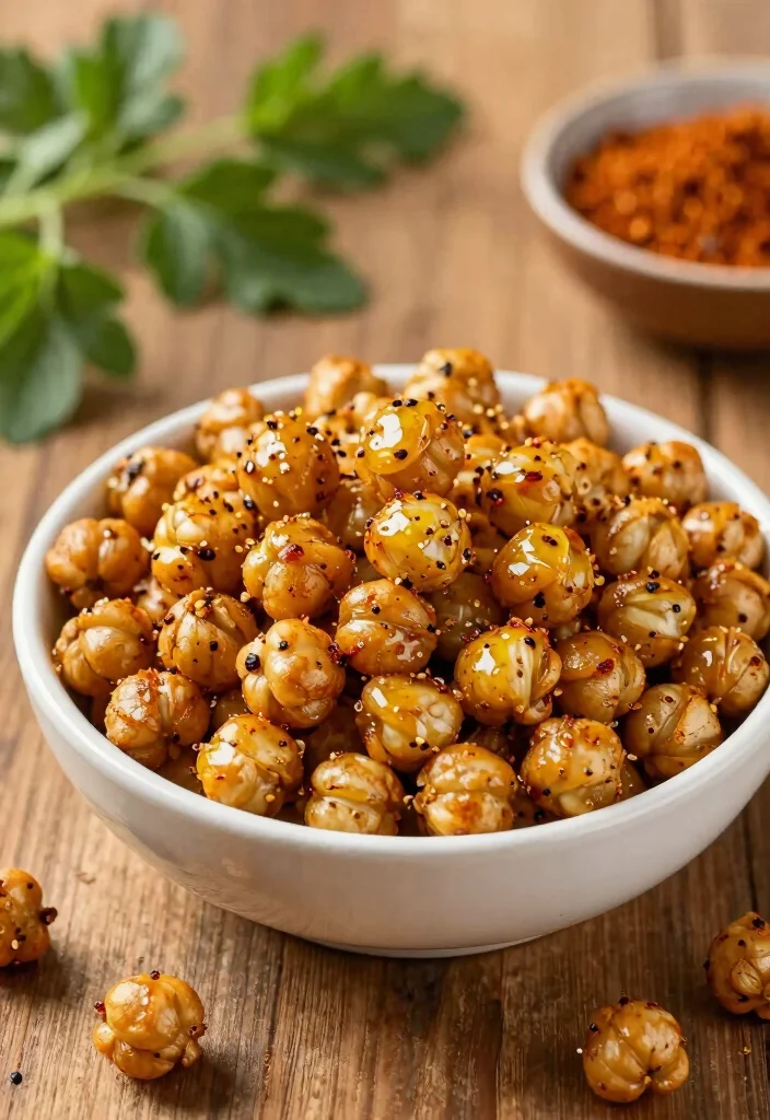 20 Easy Greek Appetizers (Party Ready) - 19. Spicy Roasted Chickpeas 1