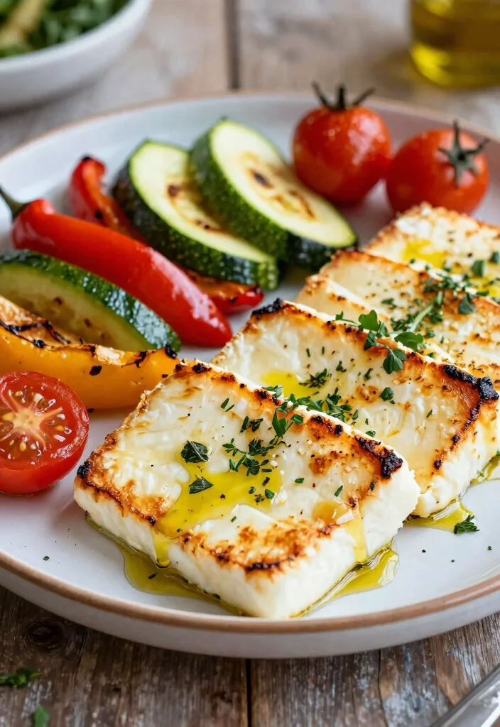 20 Easy Greek Appetizers (Party Ready) - 7. Grilled Halloumi Cheese 1