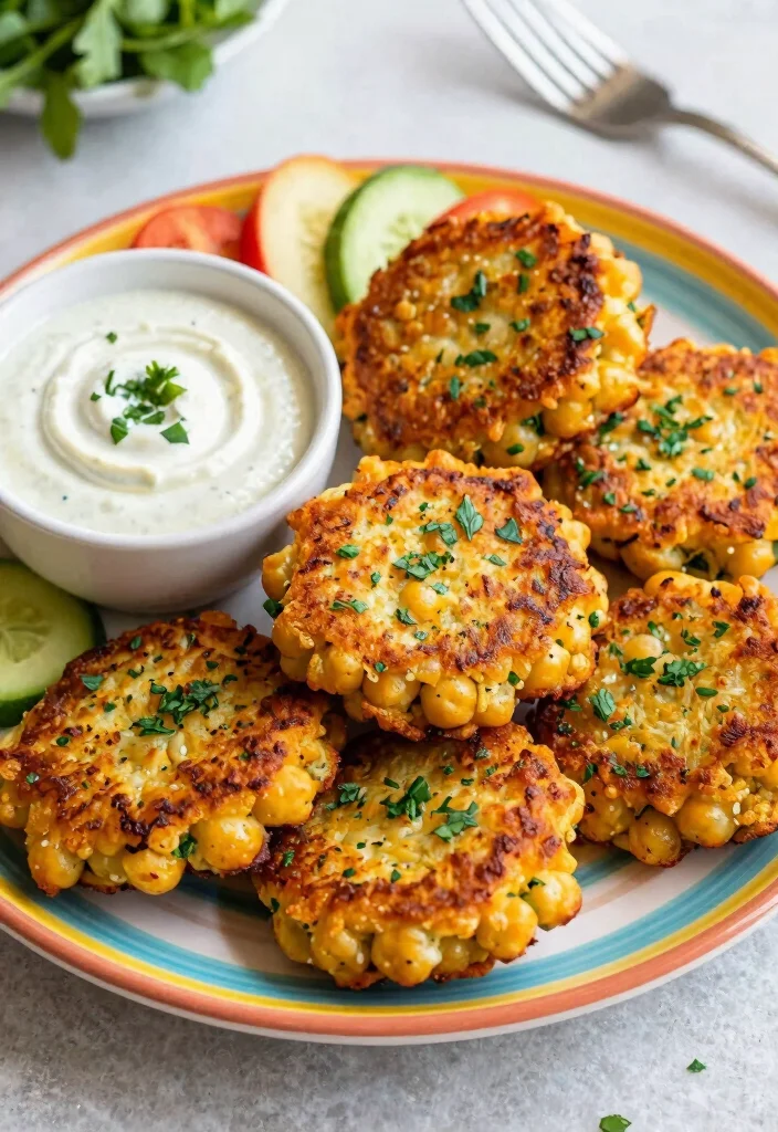 20 Easy Greek Appetizers (Party Ready) - 8. Chickpea Fritters (Falafel) 1