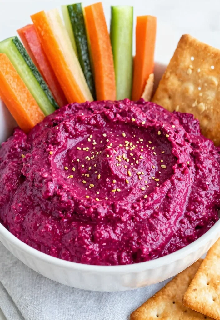 20 Greek Yogurt Dip Recipes (Party Favorite) - 17. Beet and Yogurt Dip 1