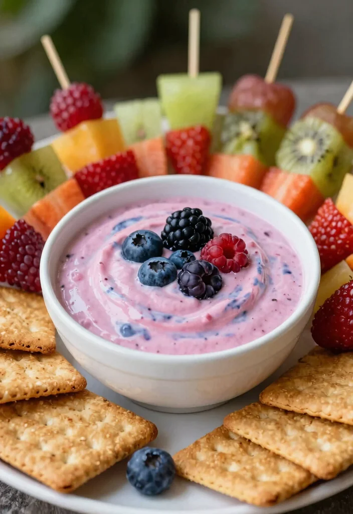 20 Greek Yogurt Dip Recipes (Party Favorite) - 18. Berry Yogurt Dip 1
