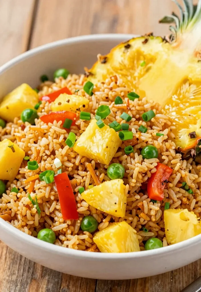 20 Healthy Chinese Stir Fry Recipes for Weight Loss - 12. Pineapple Fried Rice Stir Fry 1