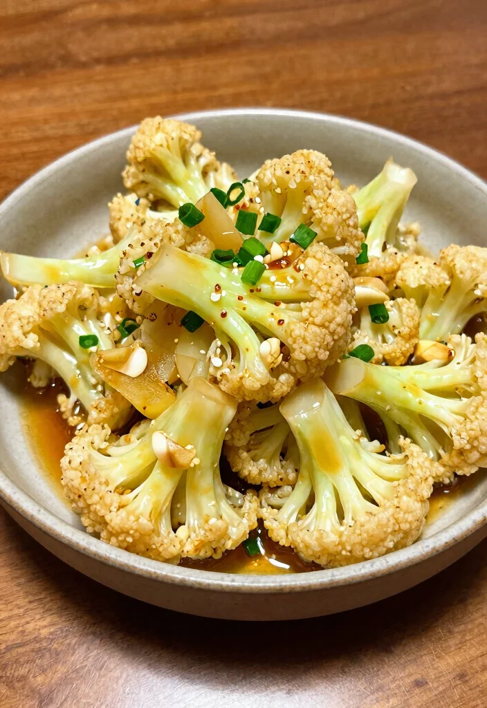 20 Healthy Chinese Stir Fry Recipes for Weight Loss - 15. Sesame Ginger Cauliflower Stir Fry 1