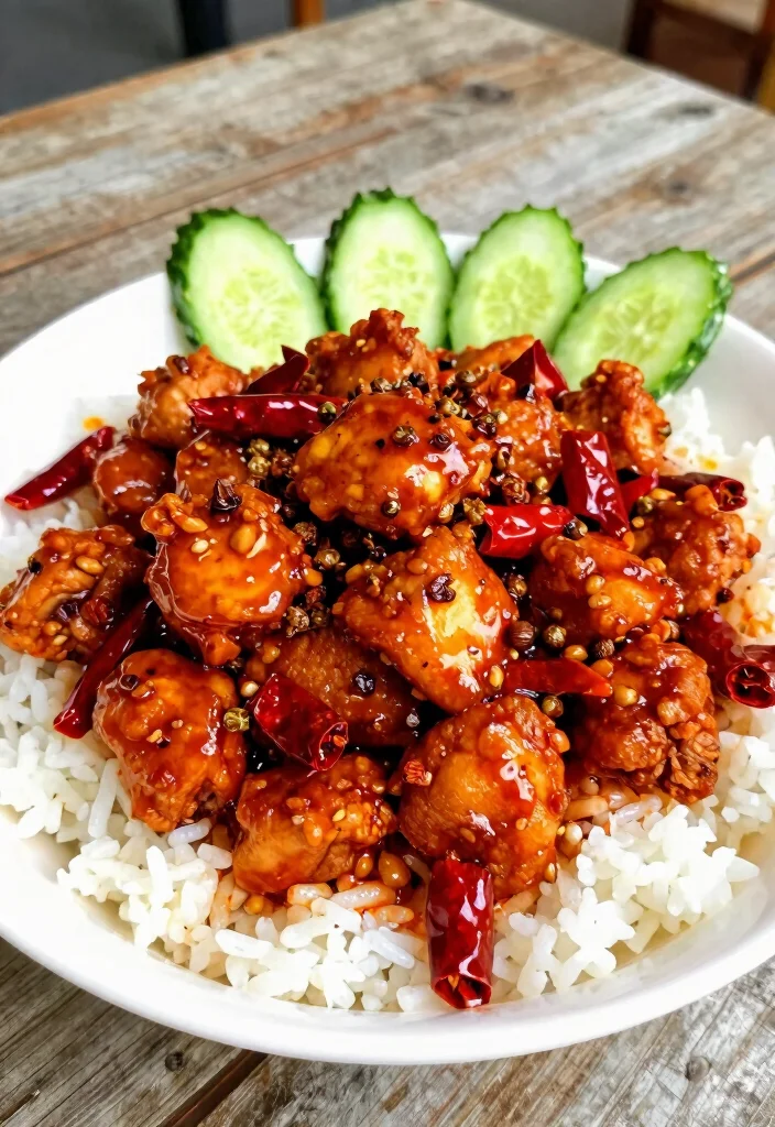 20 Homemade Chinese Food Recipes (Family Tested) - 17. Chong Qing Spicy Chicken 1