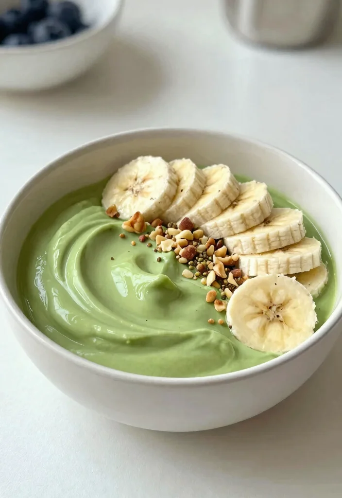 20 Plain Greek Yogurt Dessert Recipes (Creamy Dream) - 18. Matcha Greek Yogurt Bowl 1