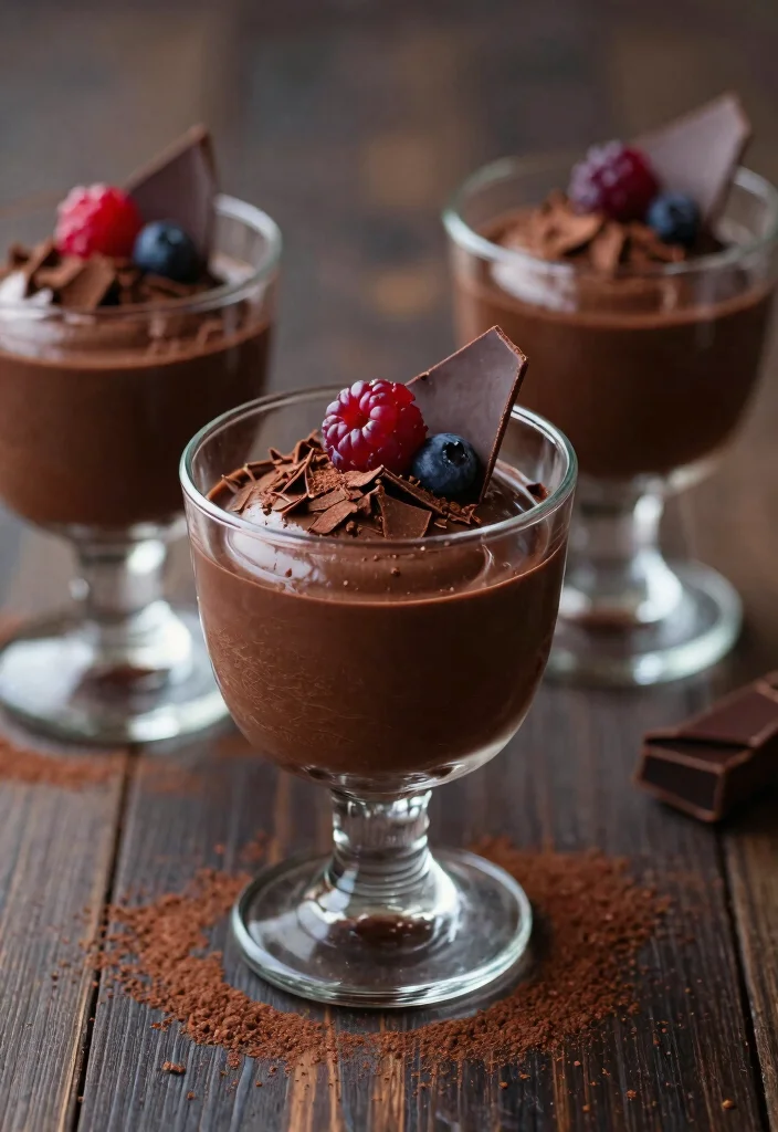 20 Plain Greek Yogurt Dessert Recipes (Creamy Dream) - 2. Chocolate Greek Yogurt Mousse 1