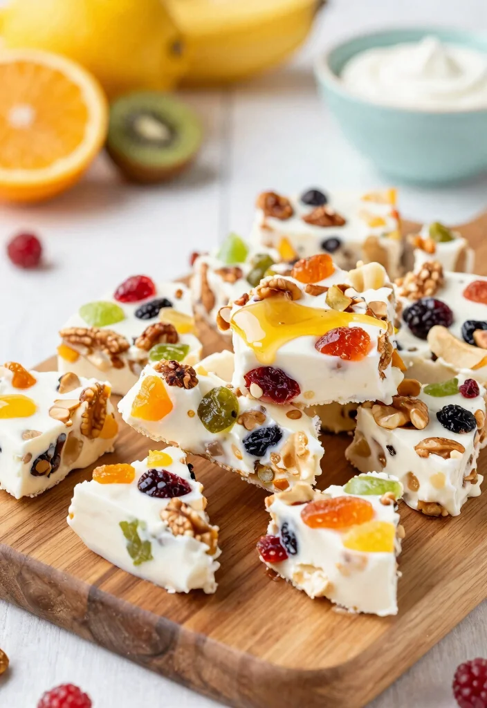 20 Plain Greek Yogurt Dessert Recipes (Creamy Dream) - 8. Nutty Greek Yogurt Bark 1