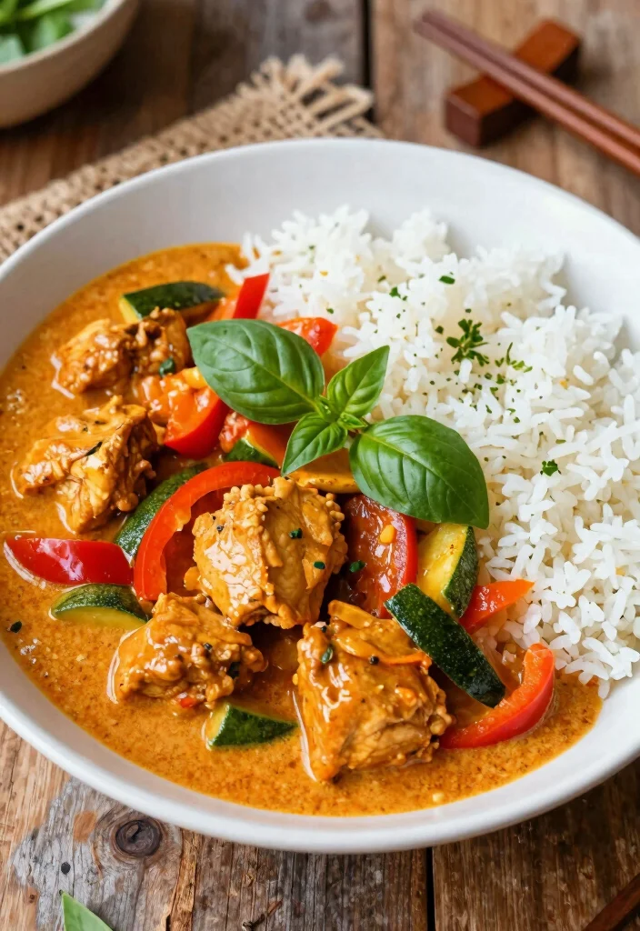 20 Thai Curry Chicken Recipes for Easy Weeknight Dinners - 1. Classic Thai Red Curry Chicken 1
