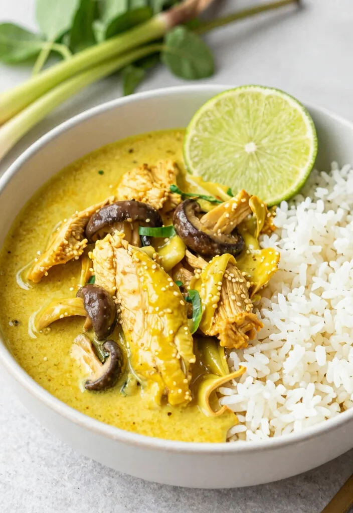 20 Thai Curry Chicken Recipes for Easy Weeknight Dinners - 9. Thai Lemongrass Chicken Curry 1