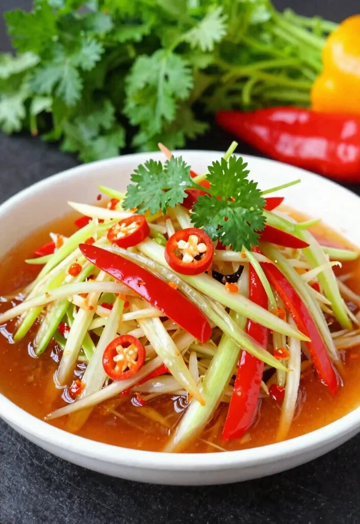 20 Thai Papaya Salad Recipes (Green, Spicy, Fresh) - 8. Sweet Chili Papaya Salad 1